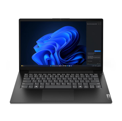 Лаптоп LENOVO V14 G5 IRL, 14" FullHD (1920x1080) TN, Intel® Core™ i5-13420H (3.4GHz up to 4.6GHz, 8 ядра), 8GB DDR5, 512GB SSD М.2, noOS, Business Black - 83GU006YBM