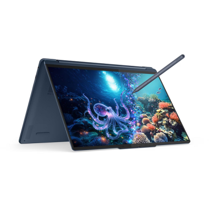 Лаптоп LENOVO Yoga 9 2-in-1 14ILL10, 14" 4K WQUXGA (3840x2400) OLED Touch, Intel® Core™ Ultra 7 258V (2.2GHz up to 4.8GHz, 8 ядра), 32GB LPDDR5x, 1TB SSD M.2, Yoga Pen, Windows 11 Home, Cosmic Blue - 83LC000XBM