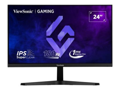 Монитор VIEWSONIC VX24G1-HD, 23.8" IPS, FullHD (1920x1080) 180Hz, 16:9, 1ms, 300cd/m2, 1000:1, G-Sync, 2xHDMI, DP, Black
