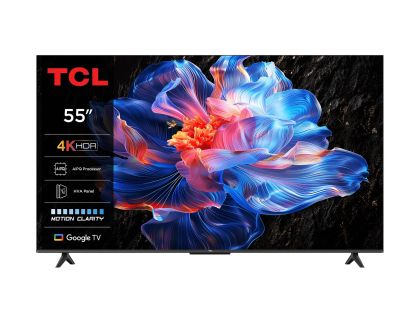 Телевизор 55" TCL 55P6K, 4K UHD LED, SmartTV, Google TV, 60Hz, WiFi 5, Black