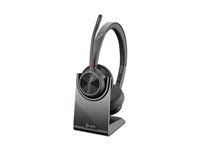 HP Poly Voyager 4320 Microsoft Teams Certified Headset +BT700 dongle +Charging Stand SmartBuy