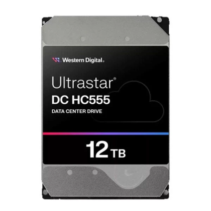 HDD 12TB WD Ultrastar DC HC555 (WUH722012CLE6L4), 3.5" SATA 6Gb/s, 7200 rpm, 512MB
