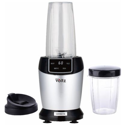 Нутри блендер Oliver Voltz OV51162FS, 1200W, 2 чаши, 1 л/800 мл, Без BPA, LED дисплей, Сребрист