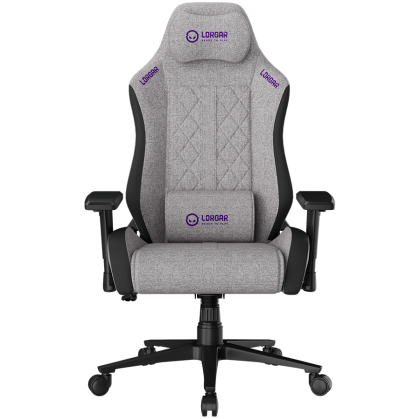 LORGAR CHA41, Ergonomic Gaming Chair Advanced, premium anti-stain fabric, Grey