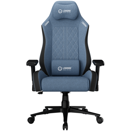 LORGAR CHA41, Ergonomic Gaming Chair Advanced, premium anti-stain fabric, Blue