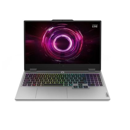 Лаптоп LENOVO LOQ 15AHP10, 15.6" FullHD (1920x1080) 144Hz, AMD Ryzen™ 7 250 (3.30 GHz up to 5.10 GHz, 8 ядра), NVIDIA GeForce RTX5050 8GB GDDR7, 16GB DDR5, 1TB SSD M.2, White Backlit, no OS, Luna Grey - 83JG00EABM