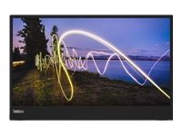 LENOVO ThinkVision M15 LED monitor 15.6inch portable 1920x1080 Full HD (1080p) 60Hz IPS 250cd/m2 1000:1 6ms 2xUSB-C