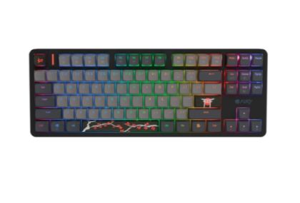Клавиатура Fury Gaming Keyboard Kanabo K6, US layout, Magnetic backlight, Mechanical, Black-Grey