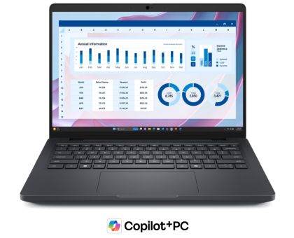Лаптоп Dell Pro Max 14 MC14255, AMD Ryzen AI 7 PRO 350 (24MB cache, 8 cores, up to 5.0GHz), 14" FHD+, LCD, 300 nits, 16GB: 1x16GB, LPDDR5x, 8000 MT/s, 512GB, SSD Gen4, AMD Radeon Integrated Graphics, FHD HDR RGB Cam, Wi-Fi 7, FPR, Backlit Kb, Win 11 Pro, 