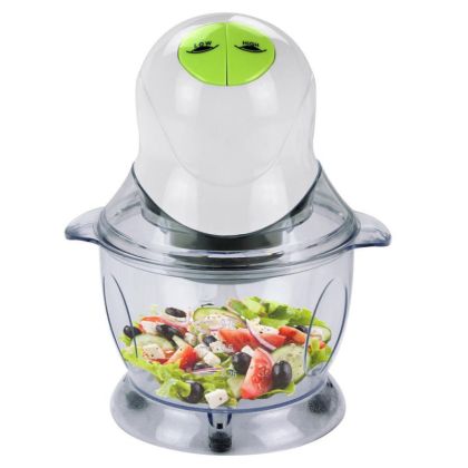 Чопър Rosberg R51111A, 400W, 1 L, 2 скорости, Нехлъзгащ се, Бял/зелен