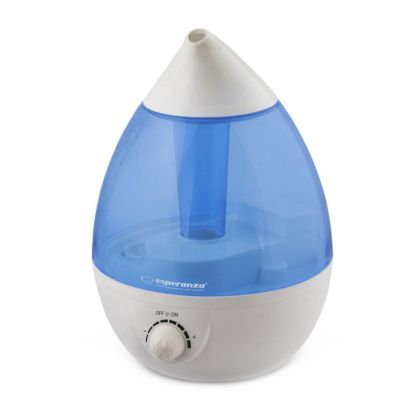 Овлажнител за въздух Esperanza EHA005, 25W, 2.6 л, 3 нива, 300 мл/ч, 40 кв/м., Бял/син