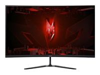 Монитор Acer Nitro ED320QUS3bmiipx, 31.5'' Curved QHD (2560x1440), VA, 180Hz, 100M:1, 250 nits, 5ms(GTG)/1ms (VRB), FreeSync, 2xHDMI, 1xDP, Audio Out, BlueLightShield, Speakers, Tilt, VESA, Energy Class F, Black, 2Y