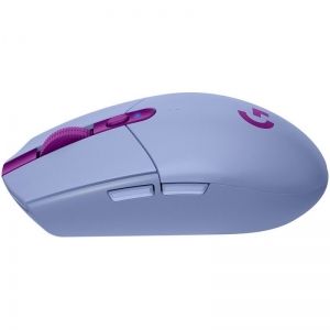 Безжична мишка LOGITECH G305 (910-006022), Wireless, 12000 DPI, 6 бутона, USB, Lilac