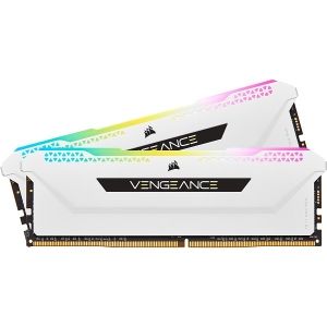 Памет Corsair 16GB DDR4, 3200MHz (2x8GB), Vengeance RGB PRO SL, White