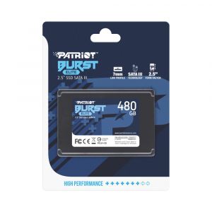 SSD 480GB Patriot Burst Elite (PBE480GS25SSDR), 2.5", SATA3, TLC