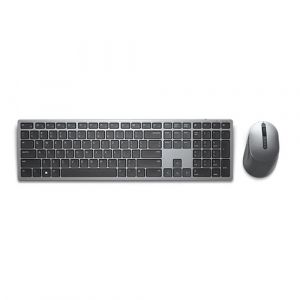 Безжичен комплект клавиатура + мишка Dell Premier KM7321W (580-AJQJ), Wireless/Bluetooth 5.0, Titan gray
