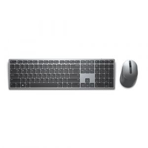 Безжичен комплект Клавиатура + Мишка Dell Premier KM7321W (580-AJQJ-14), Multi-Device Wireless, US (QWERTY), Titan grey