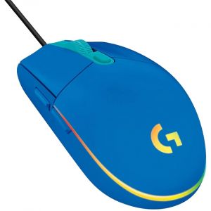 Геймърска мишка LOGITECH G203 LIGHTSYNC (910-005798), RGB LIGHTING, DPI 8000, USB, Blue