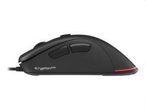 Геймърска мишка GENESIS Krypton 200 (NMG-1713), RGB, 6400 DPI, USB, Black