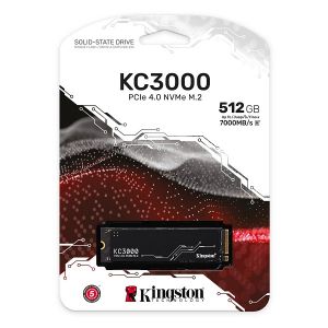 SSD 512GB KINGSTON KC3000 (SKC3000S/512G), M.2 2280, PCIe 4.0 NVMe, 3D TLC
