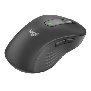Безжична мишка LOGITECH Signature M650 L (910-006236), Bluetooth Low Energy, 2000DPI, USB Logi Bolt, Graphite