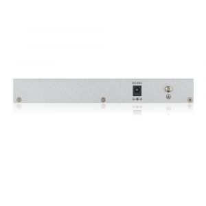 Суич ZyXEL GS1200-5HPv2, 5 Port Gigabit PoE+ webmanaged Switch, 4x PoE, 60 Watt