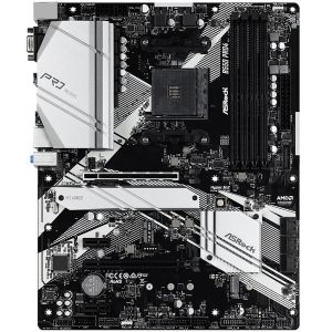 Дънна платка ASROCK B550 Pro4 (AMD AM4, 4xDDR4, 2xM.2, VGA, HDMI) ATX