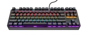 Геймърска клавиатура TRUST GXT 834 Callaz , TKL Mechanical Illuminated Keyboard US, USB, Black