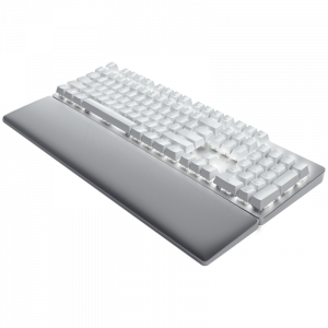 Безжична геймърска клавиатура RAZER Pro Type Ultra - US Layout (RZ03-04110100-R3M1), Bluetooth/Wireless, Razer Yellow Mechanical Switch, White LED, USB-C, White