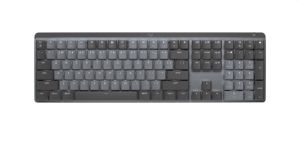 Безжична клавиатура LOGITECH MX Mechanical (920-010757), Bluetooth/Wireless, US International, Graphite 