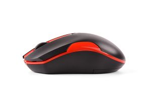 Безжична мишка A4TECH G3-200N, WireLess, 1200 DPI, Black+Red