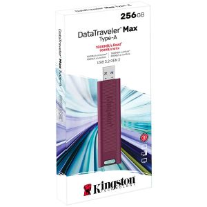 USB памет 256GB KINGSTON DataTraveler Max, USB 3.2 Gen 2, Type-A, Red