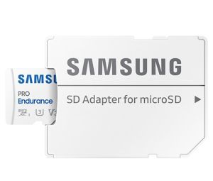 MicroSD памет 256GB SAMSUNG PRO Endurance 2022, microSDXC Class10, UHS-I U3 V