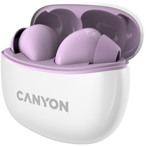 Безжични слушалки CANYON TWS-5 (CNS-TWS5PU), Bluetooth 5.3, Purple