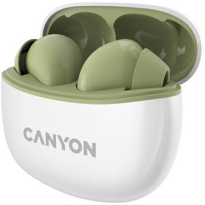 Безжични слушалки CANYON TWS-5 (CNS-TWS5GR), Bluetooth 5.3, Green