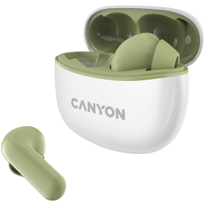 Безжични слушалки CANYON TWS-5 (CNS-TWS5GR), Bluetooth 5.3, Green