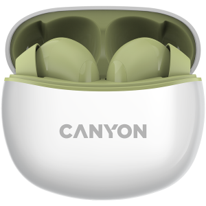 Безжични слушалки CANYON TWS-5 (CNS-TWS5GR), Bluetooth 5.3, Green