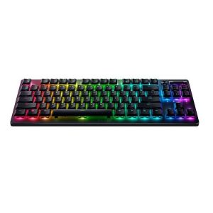 Геймърска клавиатура RAZER DeathStalker V2 Pro Tenkeyless (RZ03-04370100-R3M1), Wireless/Bluetooth/USB-C, Linear Red Switch, US Layout, Black