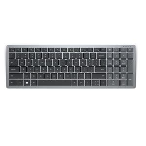 Безжична клавиатура DELL KB740 (580-AKOX), Multi-Device Wireless/Bluetooth US International (QWERTY), Titanium grey