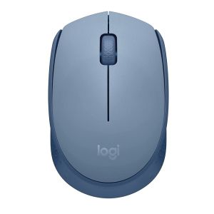 Безжична мишка LOGITECH M171 (910-006866), Wireless, 1000 DPI, 3 бутона, Blue grey