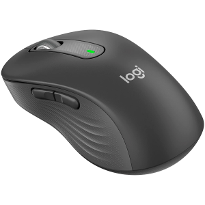 Безжична мишка LOGITECH Signature M650 for Business Medium (910-006274), Bluetooth, 4000 DPI, Graphite