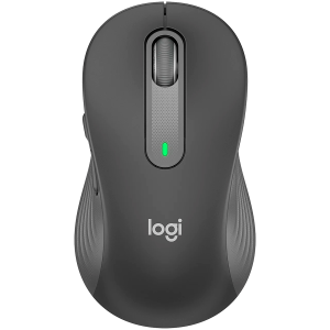 Безжична мишка LOGITECH Signature M650 for Business Medium (910-006274), Bluetooth, 4000 DPI, Graphite