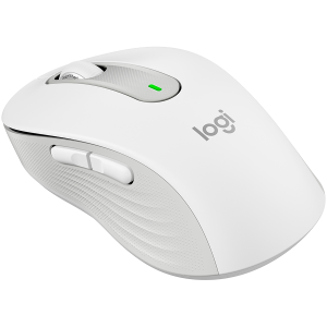 Безжична мишка LOGITECH Signature M650 for Business Medium (910-006275), Bluetooth, 4000 DPI, Off-white Medium