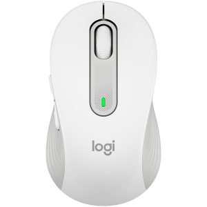 Безжична мишка LOGITECH Signature M650 for Business Medium (910-006275), Bluetooth, 4000 DPI, Off-white Medium