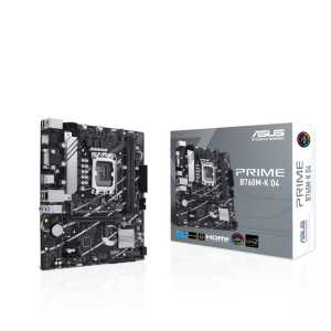 Дънна платка ASUS PRIME B760M-K D4 (Intel 1700, 2xDDR4, 2xM.2, 2.5Gb LAN, VGA, HDMI) Micro ATX