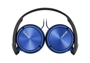 Слушалки SONY MDR-ZX310AP, 3.5 mm, Blue