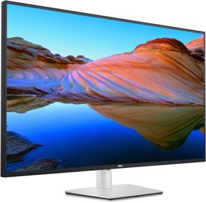 Монитор DELL U4323QE UltraSharp, 42.5" IPS, 4K UHD (3840x2160) 60Hz, 16:9, 5ms, 1000:1, 350 cd/m2, Speakers 2x8W, 2xHDMI, 2xDP, USB-C Hub, USB 3.2, RJ-45, Silver
