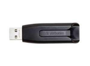USB памет 128GB VERBATIM V3, USB 3.2 Gen 1 Store 'N' Go Drive Grey