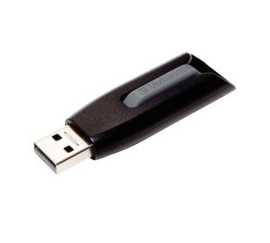 USB памет 128GB VERBATIM V3, USB 3.2 Gen 1 Store 'N' Go Drive Grey