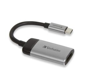 Адаптер VERBATIM USB-C to HDMI 4K Adapter - USB 3.1 Gen 1/HDMI 10cm Cable